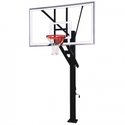 First Team Stainless Steel Olympian Supreme Basketball Goal - 72 Inch Acrylic