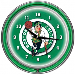 Boston Celtics Neon Clock