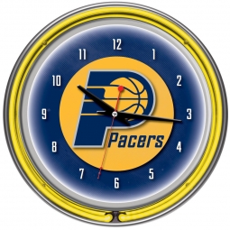 Indiana Pacers Neon Clock