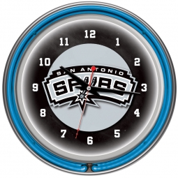 San Antonio Spurs Neon Clock