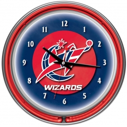 Washington Wizards Neon Clock