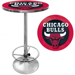 Chicago Bulls Chrome Pub Table