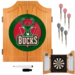 Milwaukee Bucks Dart Board Set