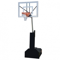 First Team Thunder Ultra Portable Basketball Goal - 54 Inch Glass